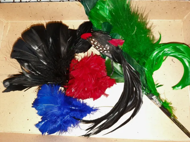 Vintage Antique Victorian Millinery Feather Lot Of 7~For Hats~Fascinator