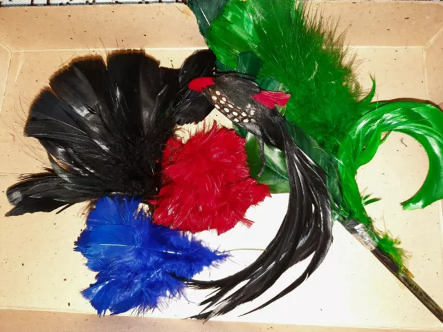 Vintage Antique Victorian Millinery Feather Lot Of 7~For Hats~Fascinator