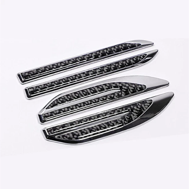 2Pcs Sticker For Car Side Door Body Fender Dagger Emblem Style Decoration Decals