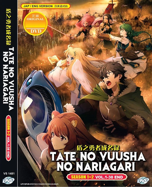DVD ANIME TATE NO YUUSHA NO NARIAGARI SEA 3 VOL.1-13 END ENGLISH DUB + FREE DVD