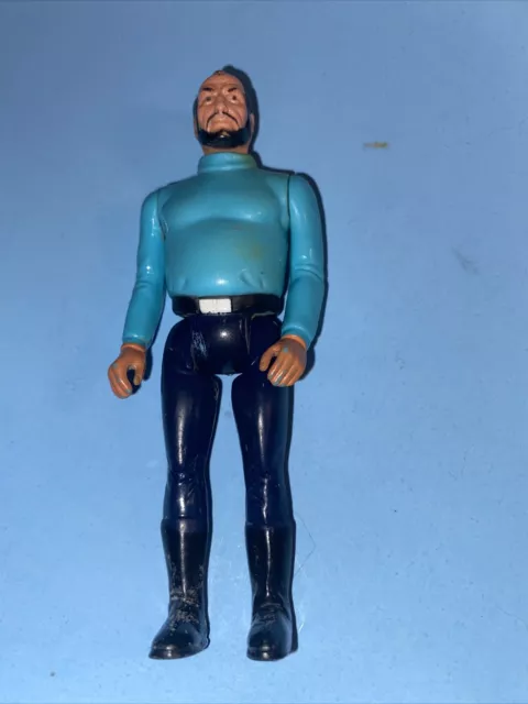 Flash Gordon Dr. Zarkov Action Figure 3.75" Hong Kong KFS Vintage Mattel 1979