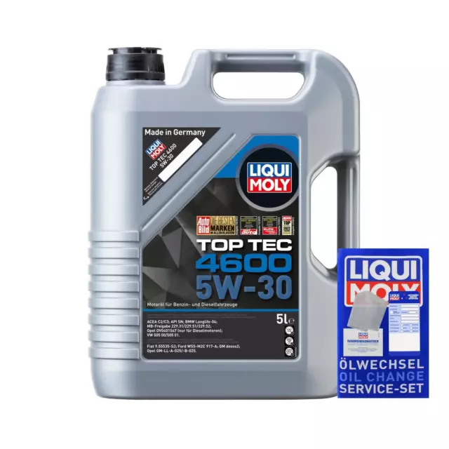 Bosch Inspektionspake 8L Liqui Moly Top Tec 4600 5W-30 para Peugeot Experto En 3