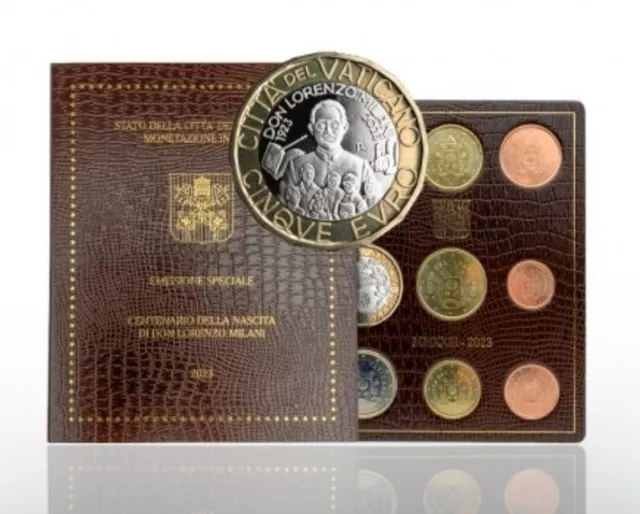 Coffret BU Euros Vatican 2023 - 9 pièces