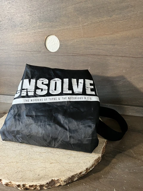 Tupac And Notorious Big Xl Black Laundry Bag With Shoulder Strap /Drawstring
