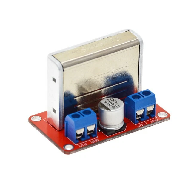 Modulo Step Down Buck Converter RUIZHI 5 Pezzi - Ingresso 3.2-40V, Uscita Regolabile 1.25-35V 3A - Compatibile Con Arduino, Raspberry Pi