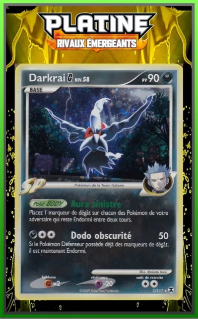 Darkrai G Holo - Platinum02: Emerging Rivals - 3/111 - Pokemon Card FR