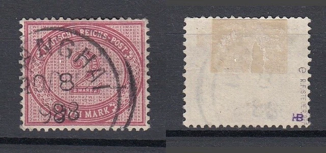 DT. POST in China MiNr. V 37e gestempelt/o - BPP geprüft - € 30