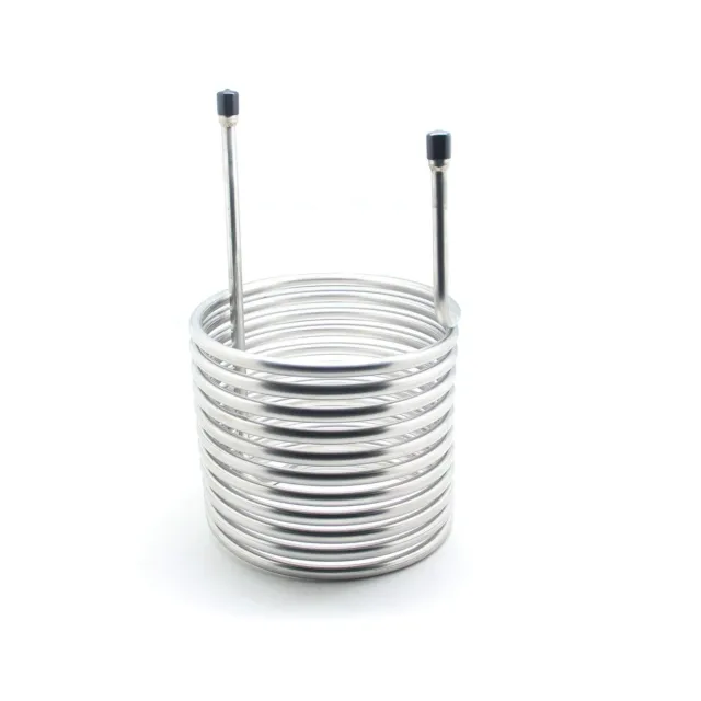 QiiMii Stainless Steel 304 Condensing Coil - 9" x 9" x 15" - 1/4" FNPT