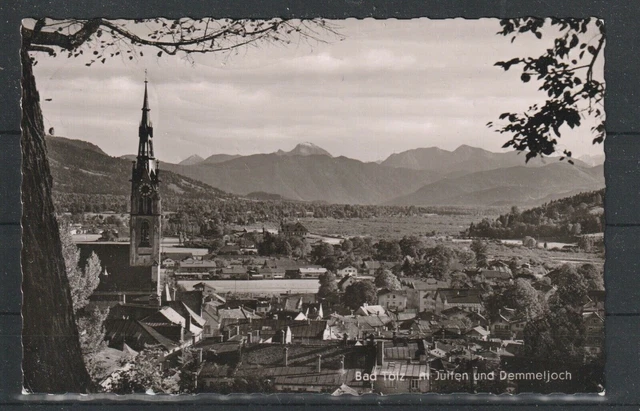 AK - Bad Tölz mit Jütten und Demmeljoch (gelaufen 1958)