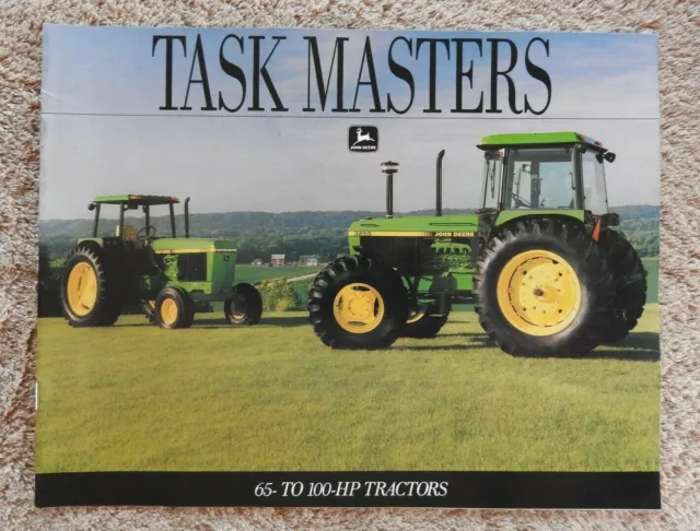 1991 JOHN DEERE 2555 2755 2955 3055 3255 Tracteur Brochure Catalogue Nice Forme