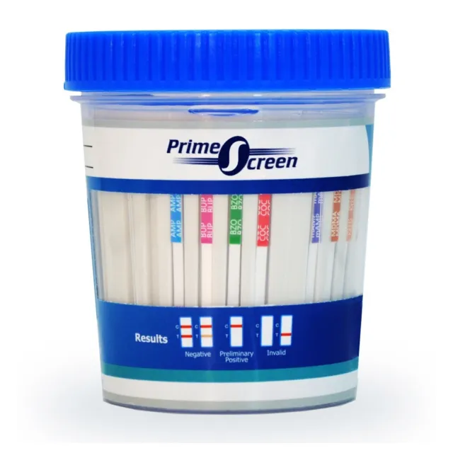 Prime Screen - 18-panel Urine Drug Test Cup with THC, FTY, EtG