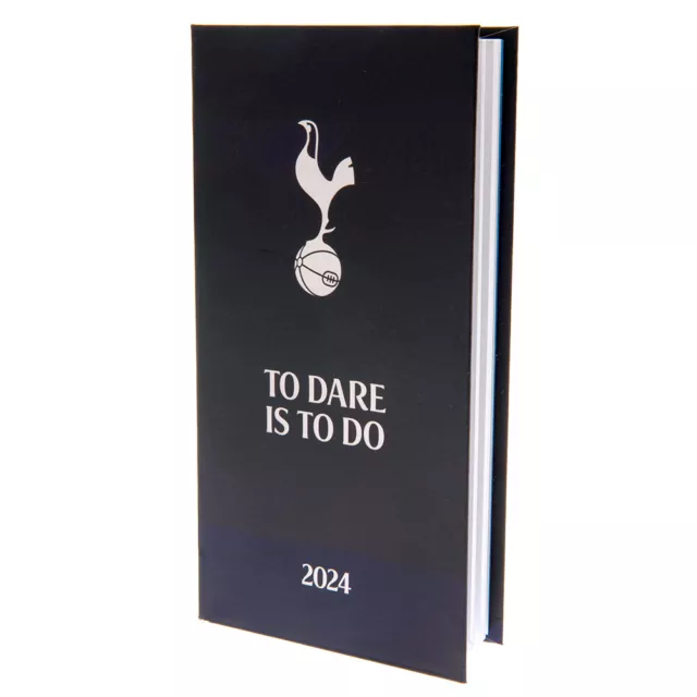 Tottenham Hotspur FC Slim Diary 2024 TO DARE IS TO DO Official Spurs Merchandise