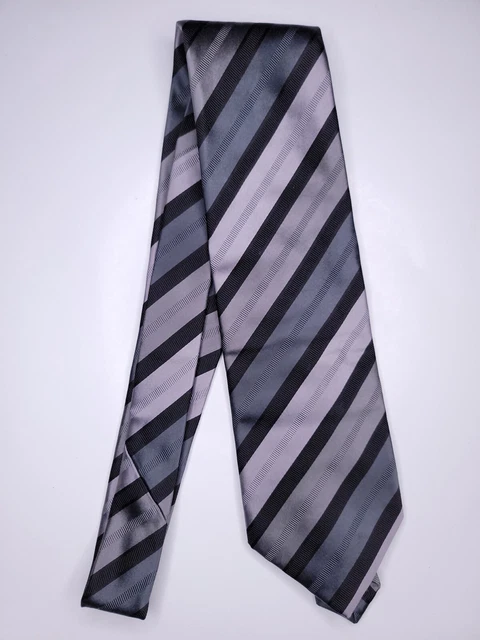 David Donahue Mens Formal Necktie 58"Lx4"W Gray Neck Tie