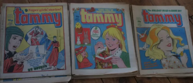 lot of vintage tammy comics 1983 like jinty bunty penny judy mandy debbie diana