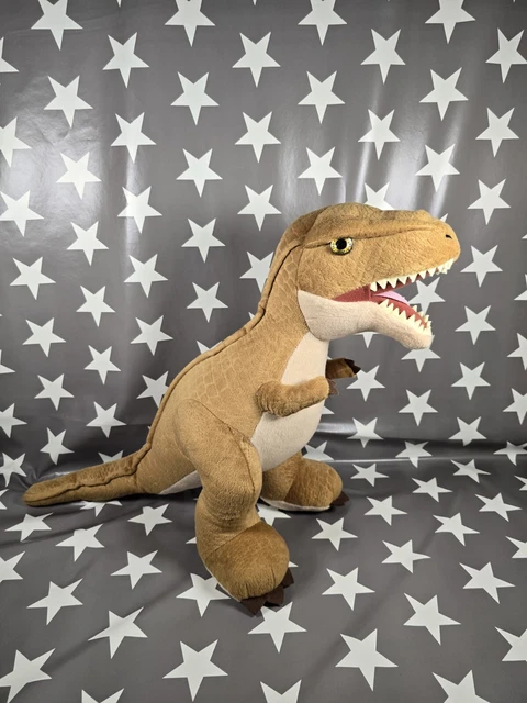 BUILD A BEAR Jurassic Park T-REX Dinosaur 16" soft plush cuddly teddy ...
