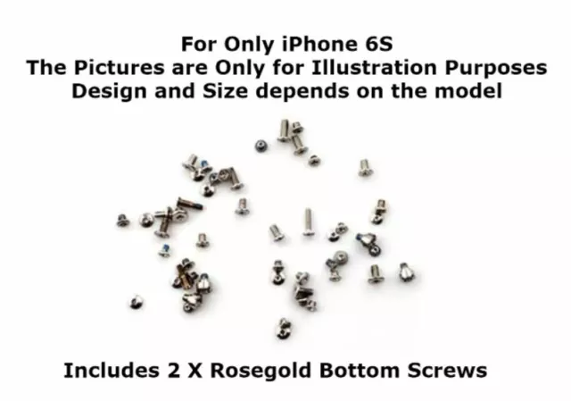 For iPhone 6S Complete Replacement Full Housing Screws Set Kit Fix Repair