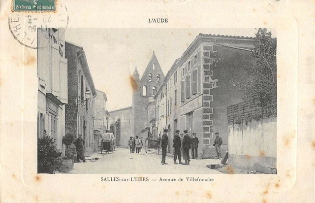 Ancienne CPA De Carcassonne - Distillerie J. Cabanel, Années 1900, Noir Et Blanc, Aude