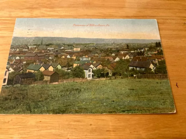 panoroma of Wilkes-Barre PA PC 1909