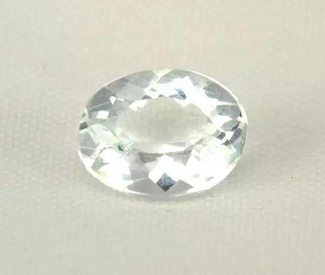 Shola Vrai 1,58 Carats Naturelle Clair Aqua Bleu Aigue-Marine Du Brésil