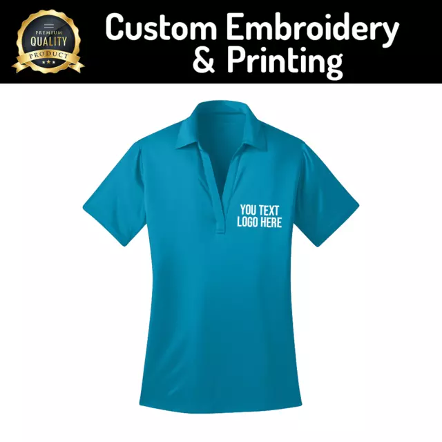 Business Casual Athletic Wear: Personalized Moisture Wicking Polyester Polo