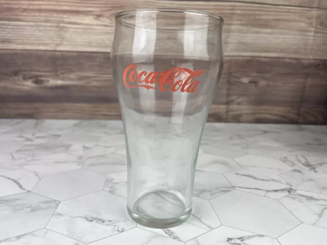 Vintage Coke Glass Genuine Coca-Cola Large Cup Drink