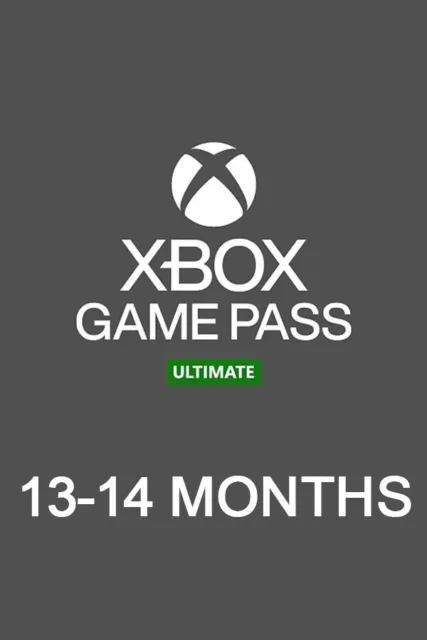 Xbox Game Pass Ultimate 14 Months Global (Pc/Xbox X/S) Ea Play + Gold + Account
