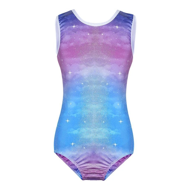 Gymnastics Dance Leotards For Girls Sleeveless Bodysuit
