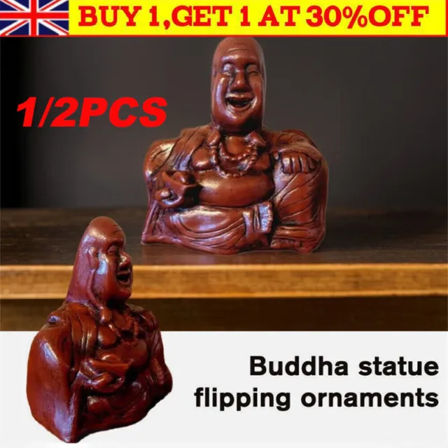 HOT The Buddha Flip ,Buddha Ornament,Middle Finger Laughing Buddha Statue