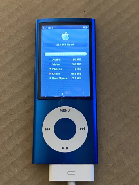 Apple iPod nano 5th Generation Silver (8 GB) with Box