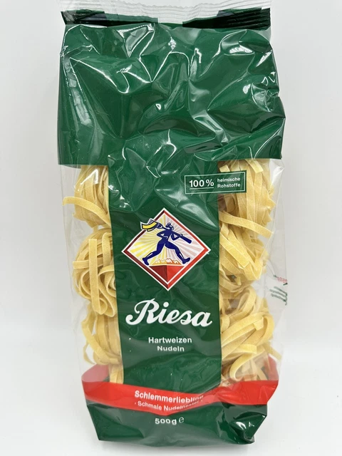 Riesa-Hartweizen Nudeln-Schlemmerl. "Schmale Nudelnester" 500g-MHD 02/25 #NK347