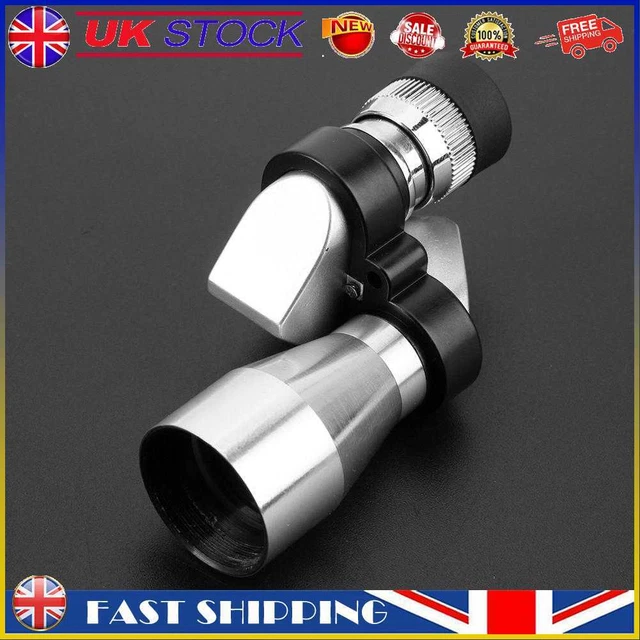 8x20 Mini Corner Binoculars HD Pocket Monocular Outdoor Telescope (Silver) #gib