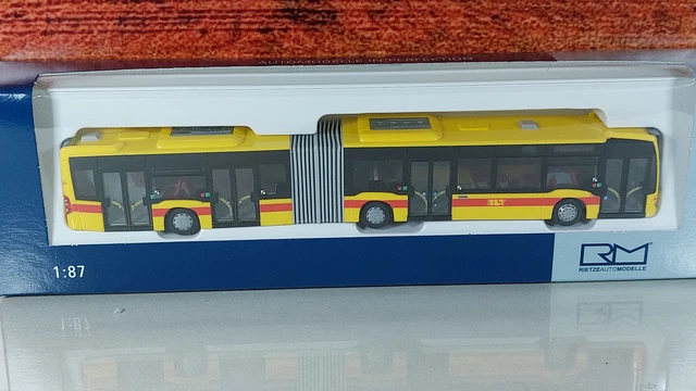 Autobus Miniature Rietze 67095 - Mercedes-Benz Citaro G De La Police (Polizeibus), échelle 1/87