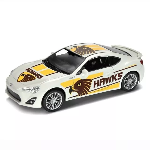 AFL Toyota Model Car - Hawthorn Hawks - Toy Car Collectible -  In Gift Box