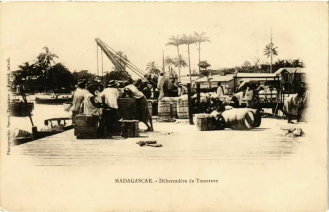 CPA AK Debarcadere de Tamatave MADAGASCAR (819346)