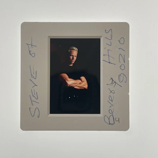 Vintage 35mm Slide S10205 Actor Steve Sanders In Beverly Hills, 90210