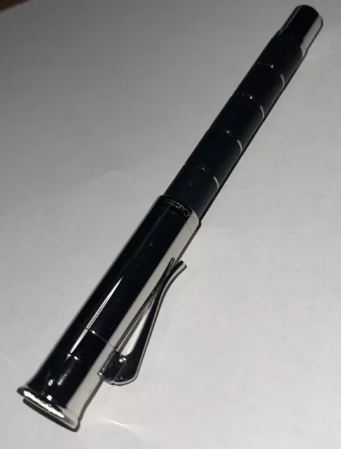 GRAF VON FABER CASTELL Black  Classic Grenadilla Anello Rollerball Pen