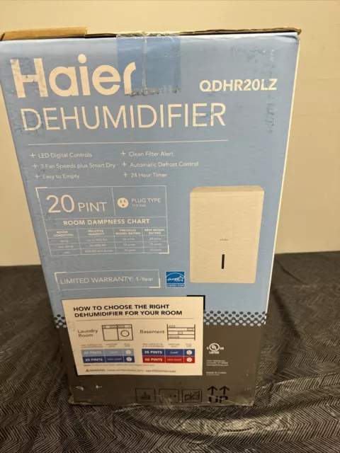 Haier Portable Dehumidifier | 20 Pint | Perfect for Bedroom Basement & Garage... 2