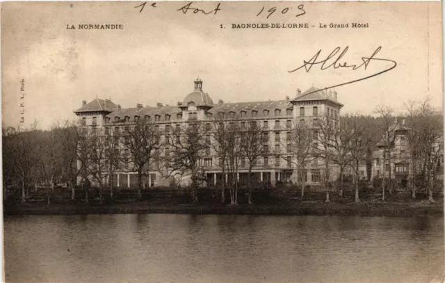 CPA La Normandie - BAGNOLES-de-l'ORNE - Le Grand Hotel (355353)