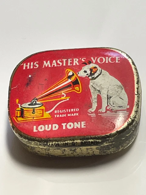 His Master's Voice Metal Sign His Master's Voice HMV Dog
