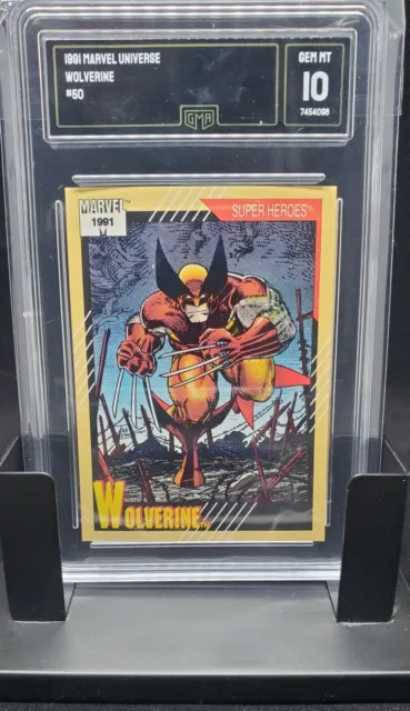 1991 Impel Marvel Universe Series II Heroes Wolverine #50 GMA 10 GEM Mint