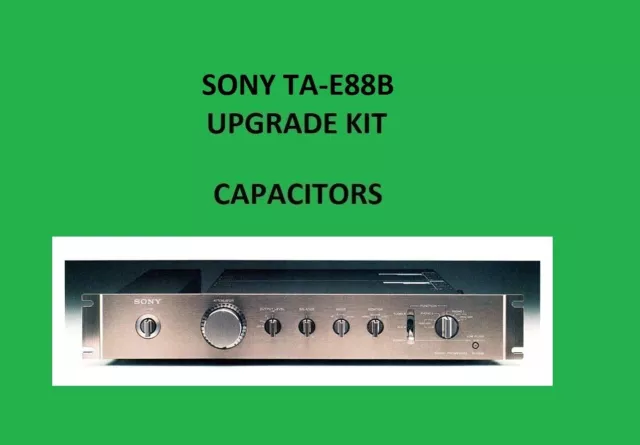 Stereo-Vorverstärker SONY TA-E88B Reparatur-KIT - alle Kondensatoren