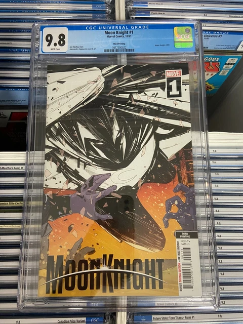 MOON KNIGHT #1 NMMT 9.8 CGC 3rd Print VARIANT 1st DR. BADR aka Hunter's Moon