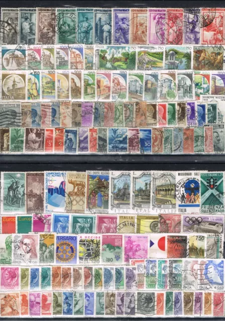 ITALIE lot 4- 140 timbres