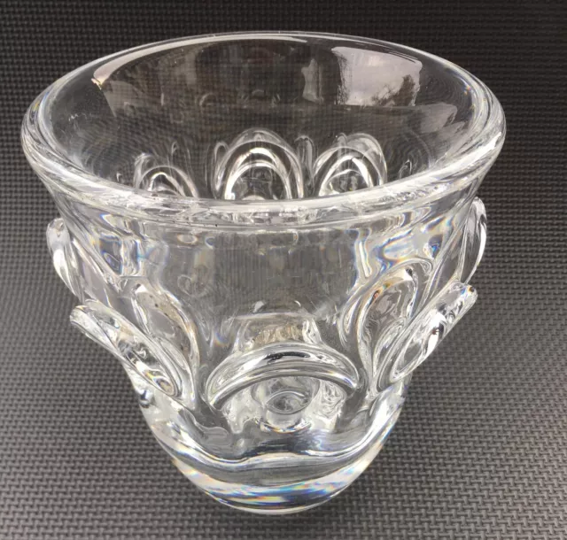 Vase ancien en cristal - VAL SAINT LAMBERT - ART DECO