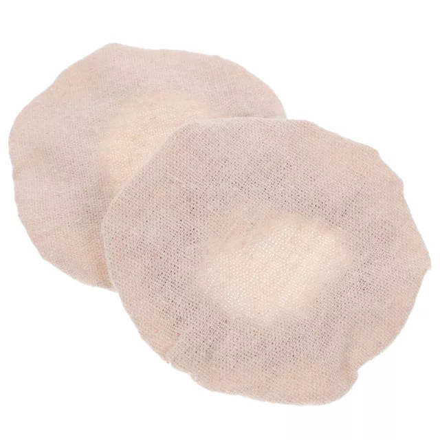 2 Pcs Yeast Replacement Parts Cloth Bowl Jar Lids Bottle Cover Glass