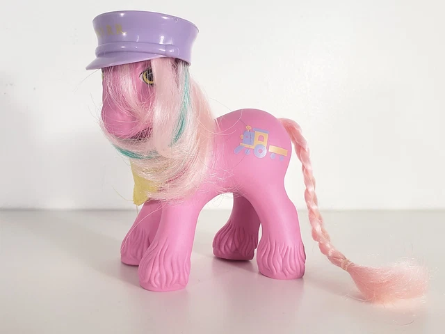 My Little Pony G1 1987 Big Brother Steamer Train Hat & Bandana Pat Pending Vtg