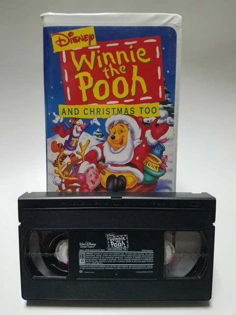 DISNEY'S WINNIE THE Pooh And Christmas Too VHS 1997 Clamshell V1 £3.72 ...