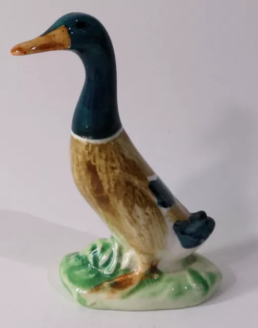 Vintage Beswick small standing mallard duck 8.75cm high