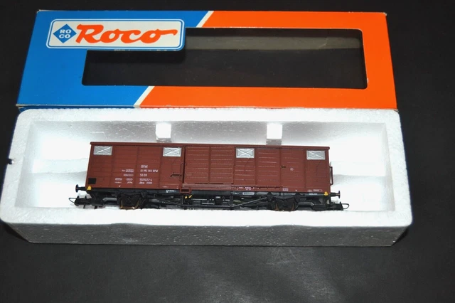 ROCO Wagon couvert long Gedeckter Güterwagen Gbs DR HO