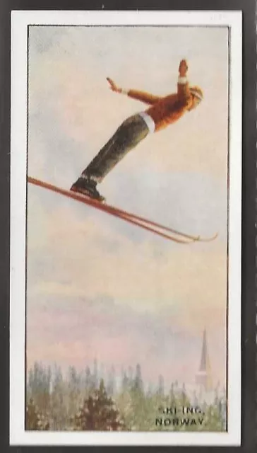 Edwards Ringer & Bigg-Sports & Games 1929-#17- Skiing - Norway